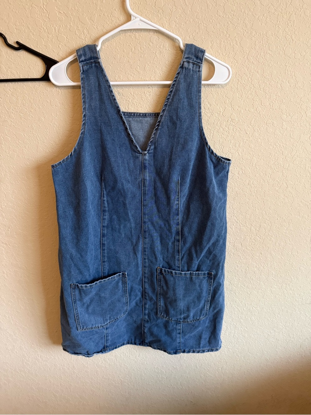 Denim Pocket Tank Top - Blue